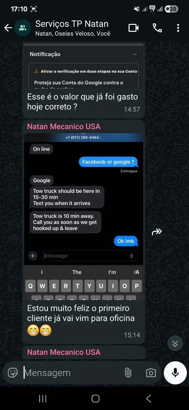 Feedback de cliente da Elevar Digital sobre anúncios online