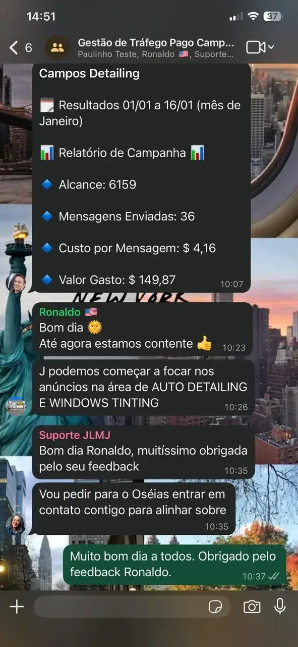 Depoimento de cliente sobre performance em anúncios online com a Elevar Digital